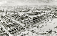 Exposition de Chicago de 1893 intitule The Columbian Exposition.