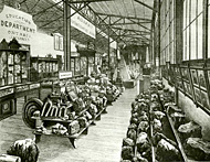 Stand du Canada  l'Exposition de Philadelphie de 1876.