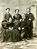 La famille de Jean-Étienne Landry et de Caroline-Eulalie Lelièvre.