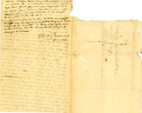 Lettre de l'abbé Charles-François Painchaud adressée à Jean-Étienne Landry. Page 2.