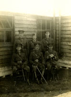 Camp militaire en Angleterre durant la Première Guerre mondiale.