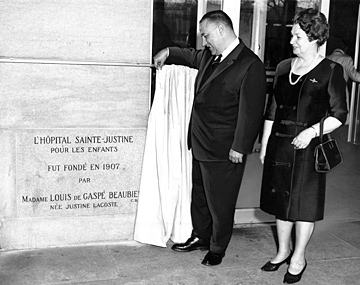 À l'hôpital Sainte-Justine