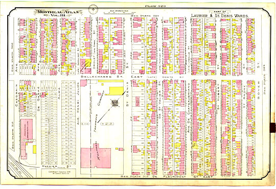 Plan du quartier