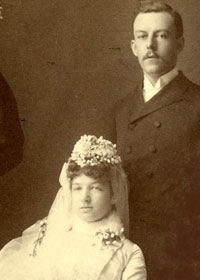 Mariage de Marie Lacoste et d'Henri Gérin-Lajoie.