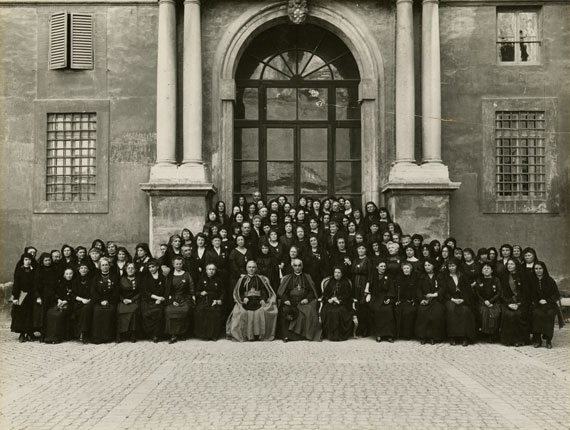 Déléguées au congrès de l'Union internationale des ligues catholiques féminines, à Rome