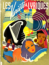 Page couverture du programme souvenir du 10eanniversaire des Varits lyriques 