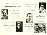 Prospectus de la saison 1950-1951 