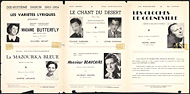 Prospectus de la saison 1953-1954